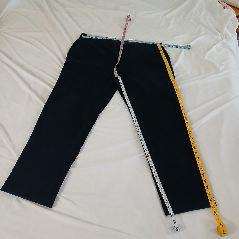 Lauren Ralph Lauren Men’s Corduroy Pants 42x28 Black Classic Fit Straight Leg - Picture 10 of 13